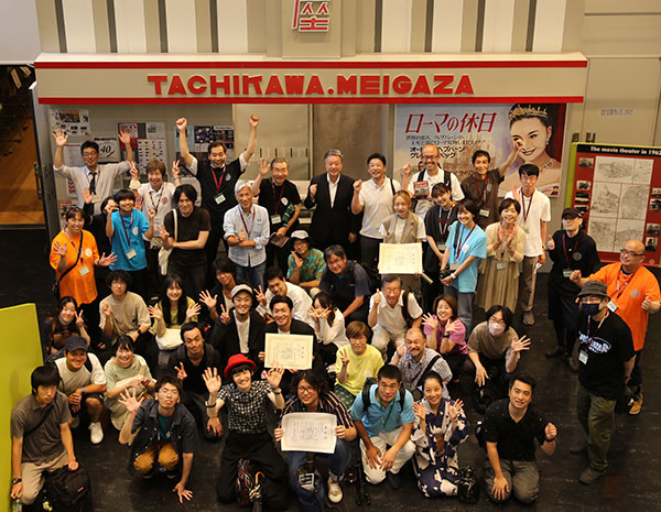 第9回立川名画座通り映画祭5日集合写真